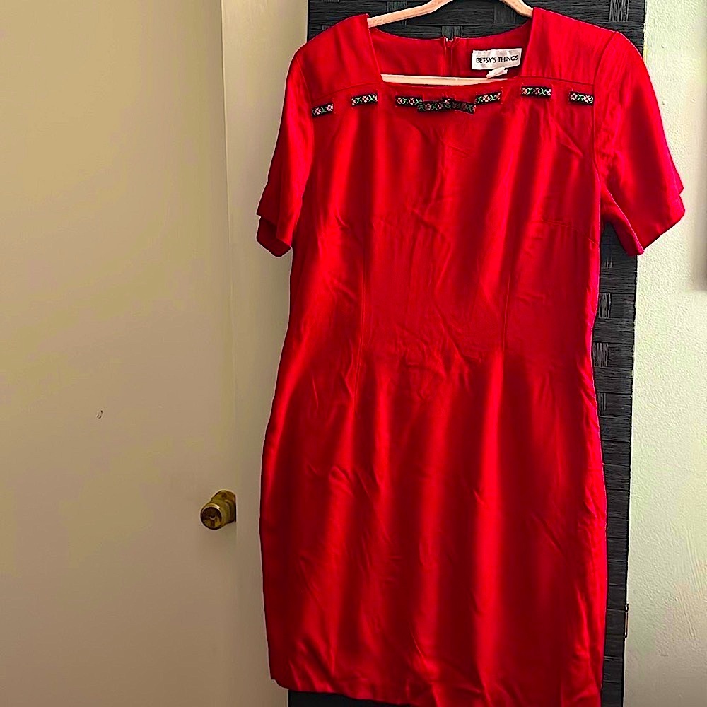 Cute Retro Red Dress ✨💅